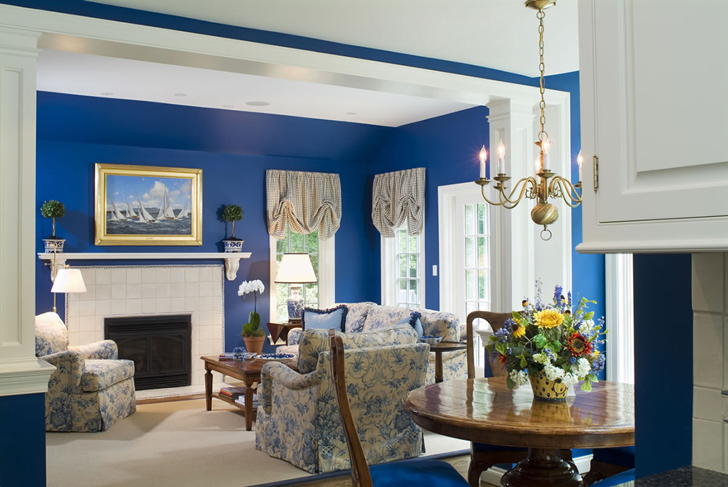 unique-decoration-blue-living-room-interior